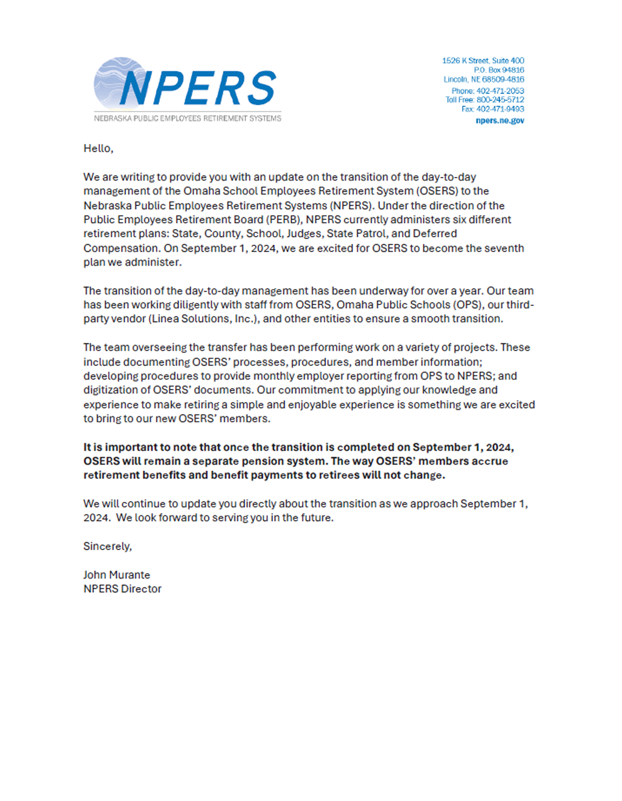 Thumbnail for NPERS OSERS Letter