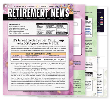 Thumbnail for April Newsletter 2025