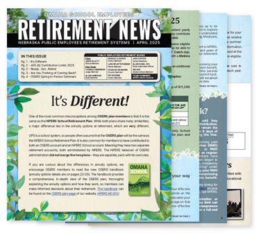 Thumbnail for April Retirement News
